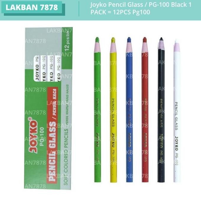 

Joyko Pencil Glass / PG-100 Black 1 PACK = 12PCS Pg100 murah