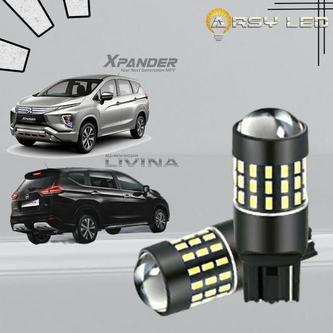 Lampu LED Rem Mobil T20 3030 15 Titik Lensa Projie Xpander BRV Brio