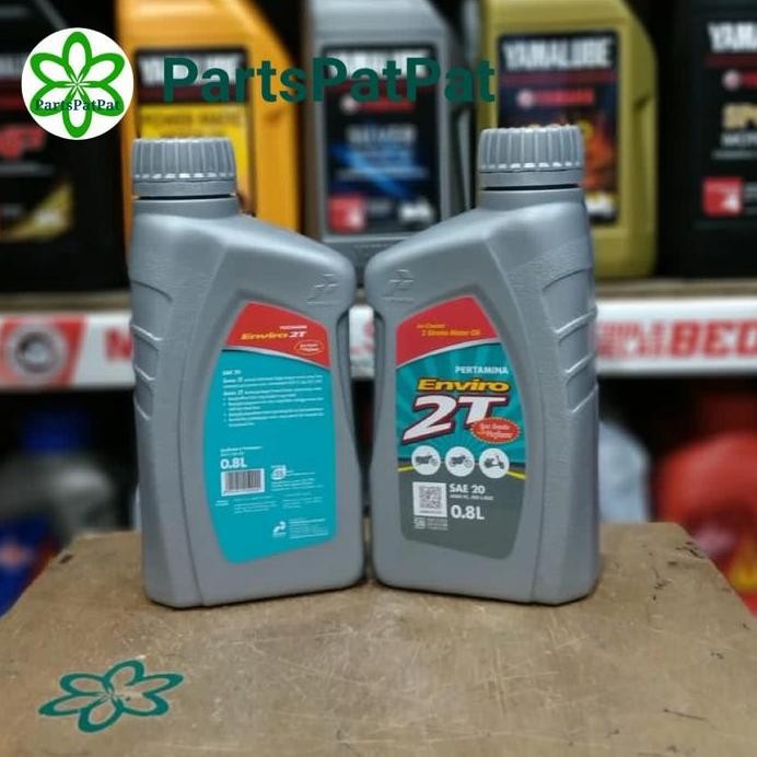 baru OLI OIL ENVIRO 2T 2TAK 2 TAK PERTAMINA ENVIRO OLI SAMPING ENVIRO 08LT
