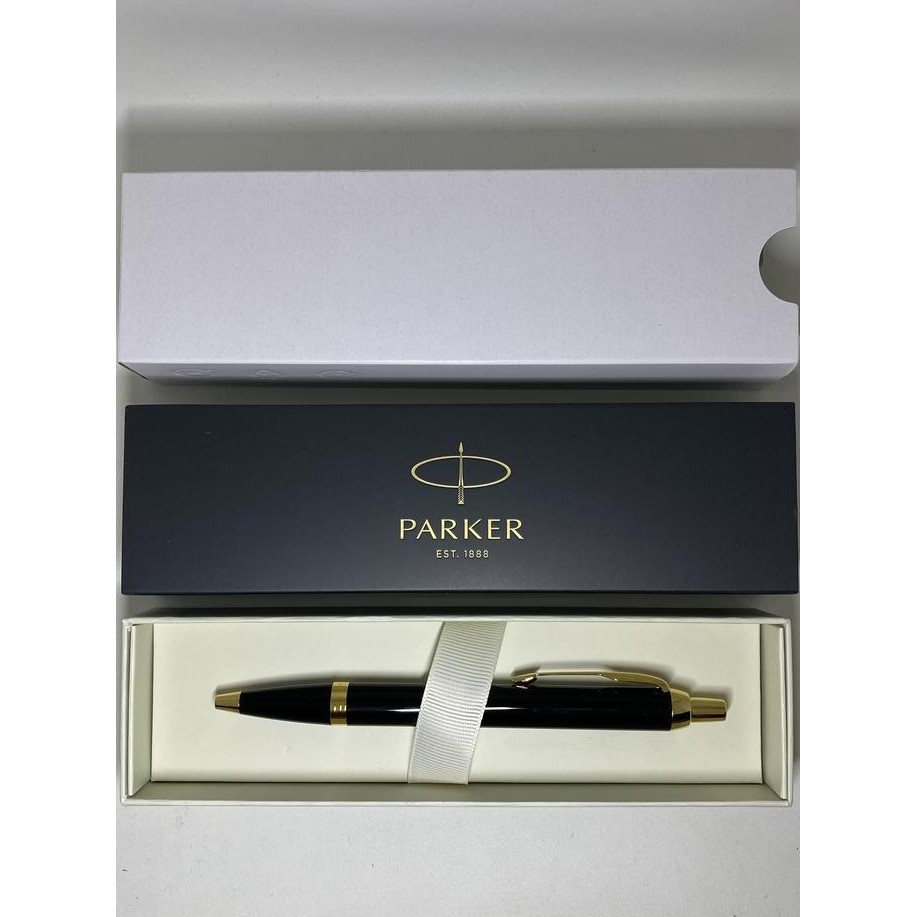 

Pulpen Parker New Im Black Original BP GT ( Klip Emas ) murah