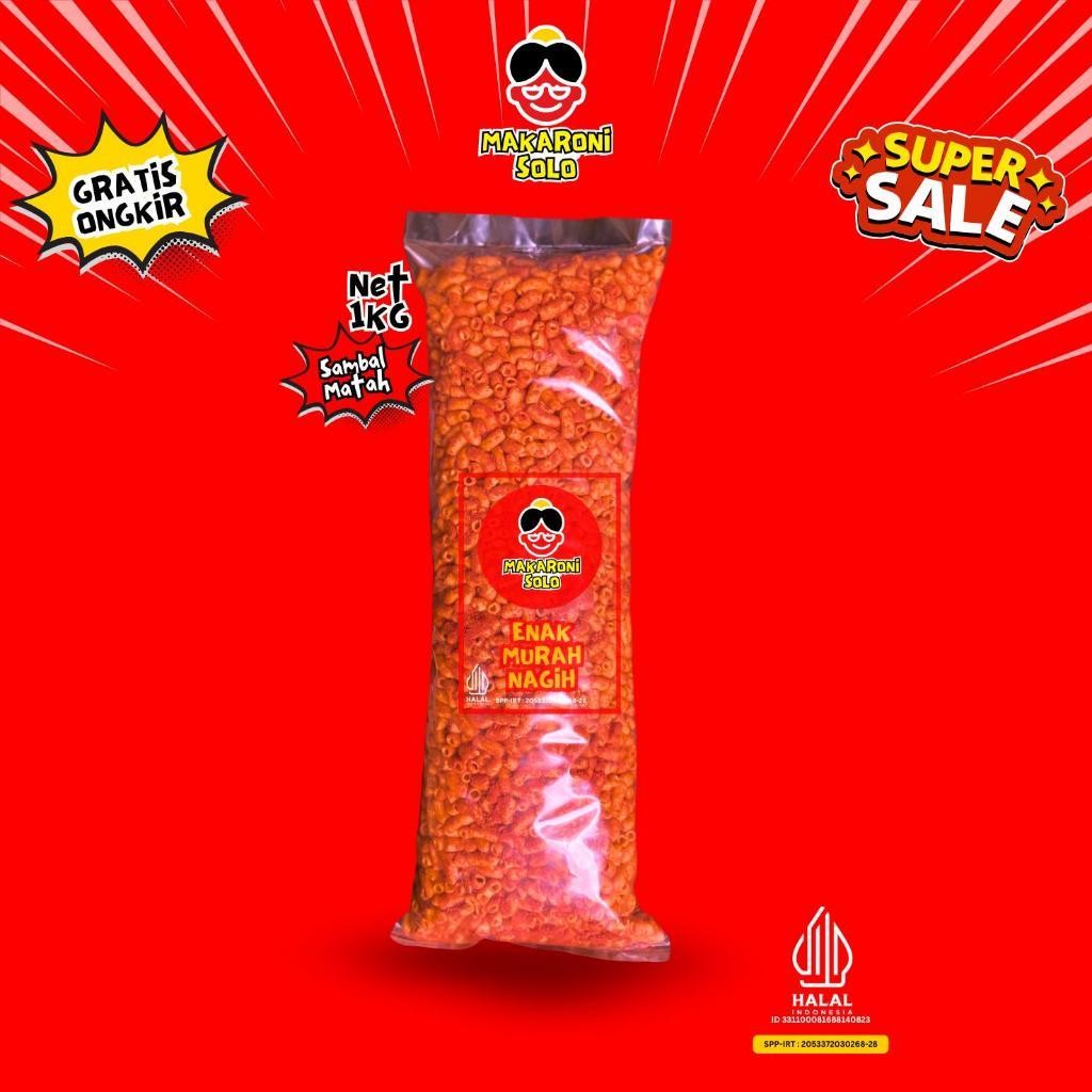 

LM 1 BAL MAKARONI BANTAT KRESS 5 VARIAN RASA JAGUNG MANIS, ASIN GURIH, PEDAS BALADO, SAMBAL MATAH, MAKARONI SOLO