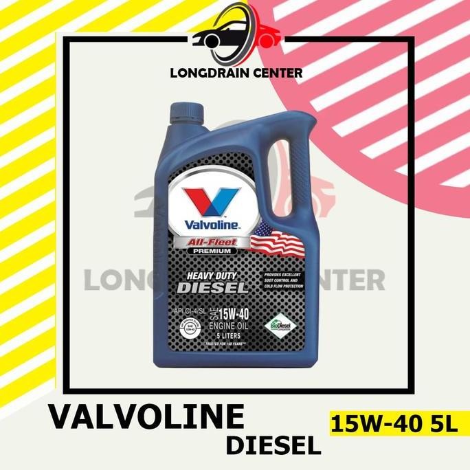 baru Oli Valvoline Diesel 15w40 5 Liter Original
