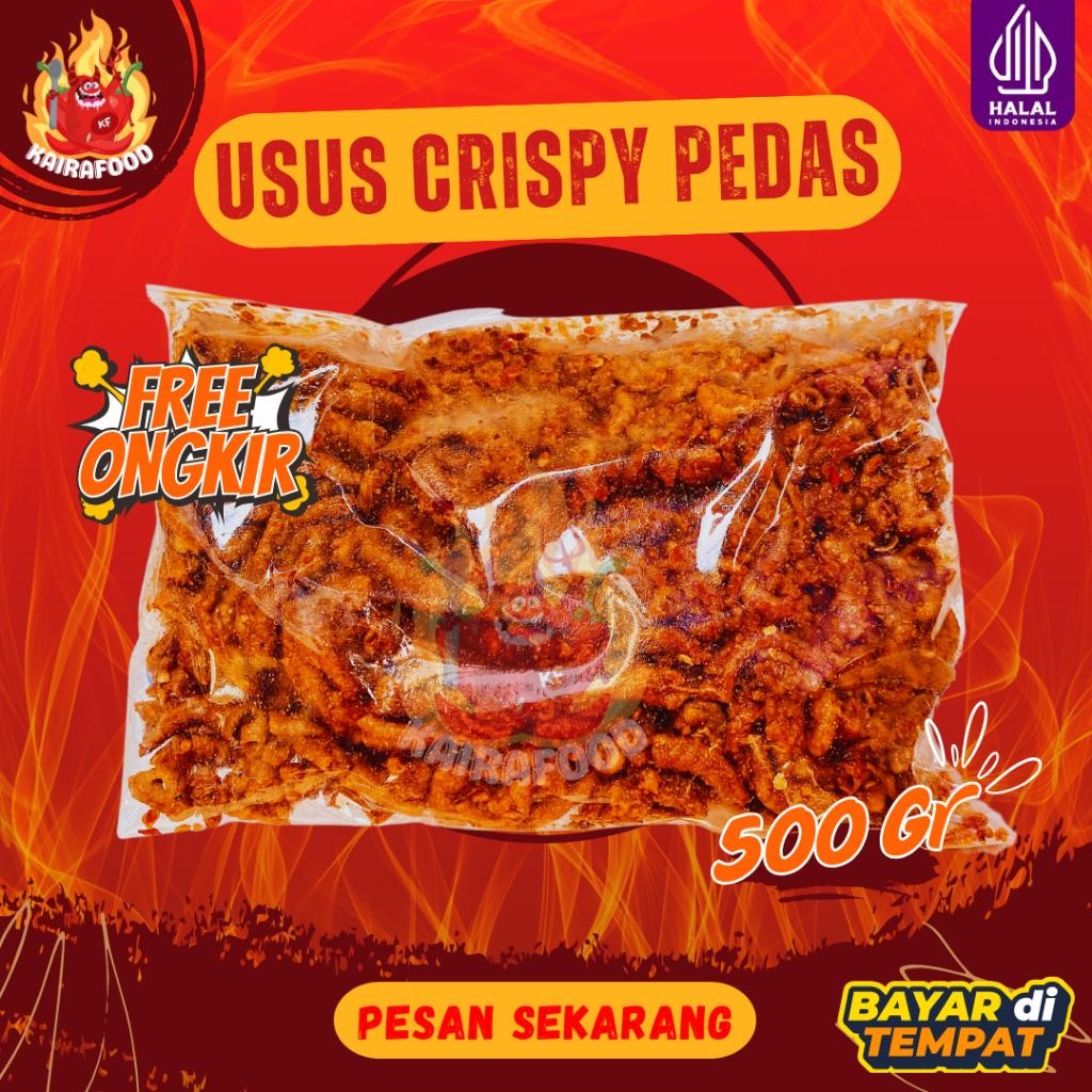 

500 Gr USUS KRISPY PEDAS DAUN JERUK | ORIGINAL DAUN JERUK
