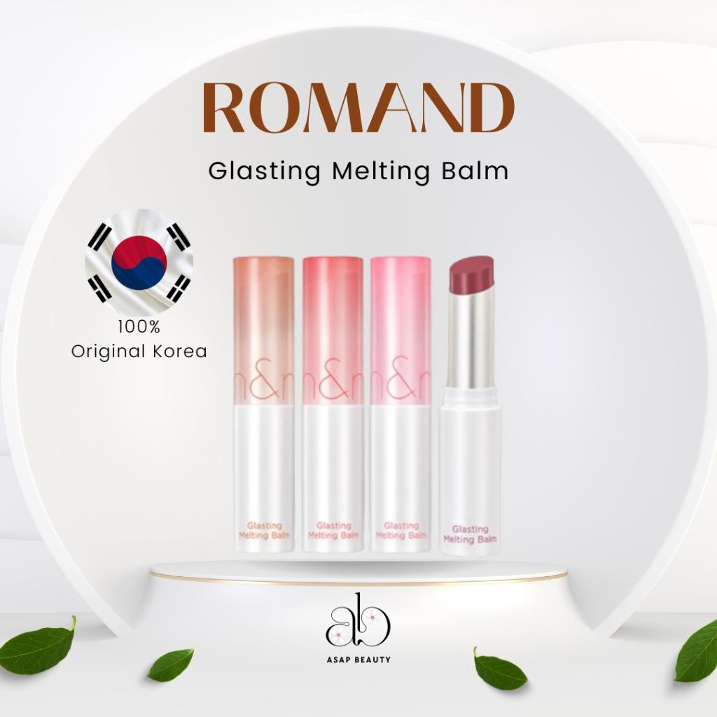 [Ready] Lip Balm Romand Glasting Melting Balm / Rom&Nd Glasting Melting Balm / Romand New Color New 