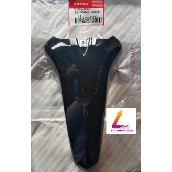 61100-K41-N00ZC Slebor Spakbor Depan New Supra X 125 Fi Hitam Glossy