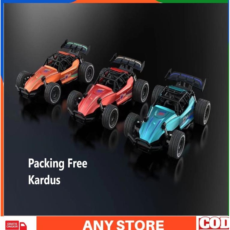 RC Drift F1 Metal Car 2.4GHz Mobil Mainan Body Besi Mobil Drift - Mobil Remot Kontrol