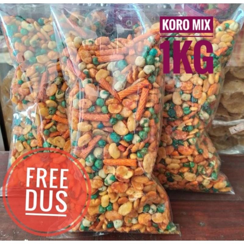 

RKM kacang koro mix fresh - snack lebaran - camilan enak lezat