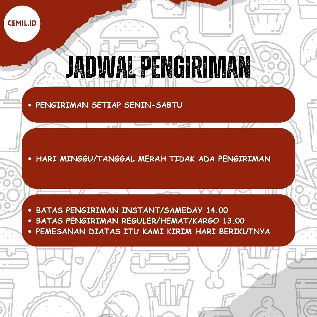 

RKM Cemil.id - Kerupuk Ikan Tongkol Rasa Cabe Ijo Balado Original 1kg Renyah Lezat
