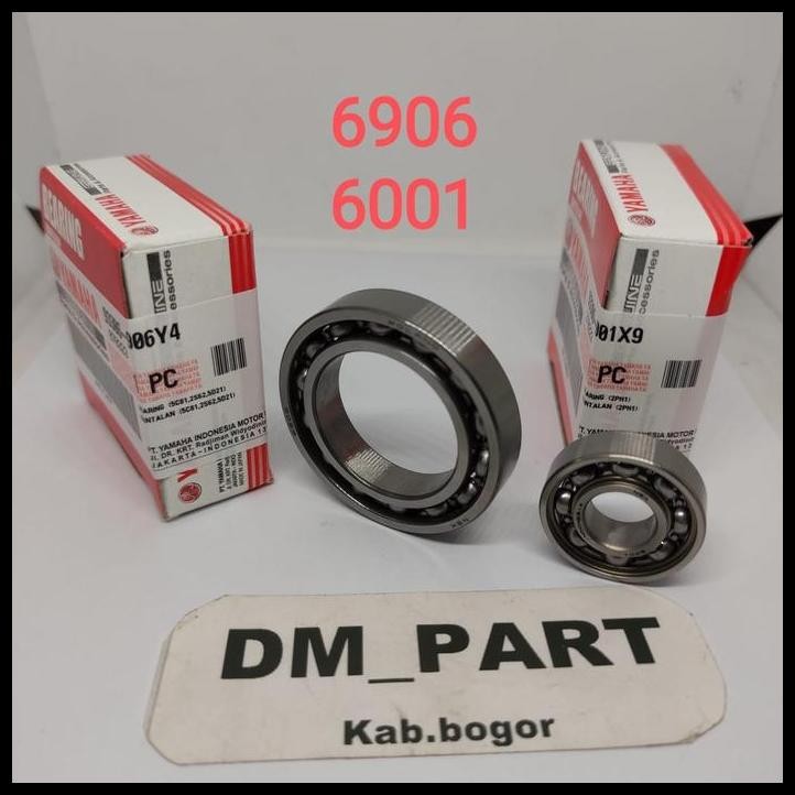 TERBARU BEARING 6906 6001 NOKEN YAMAHA ASLI ORI ORGINAL 1SET 2PC 