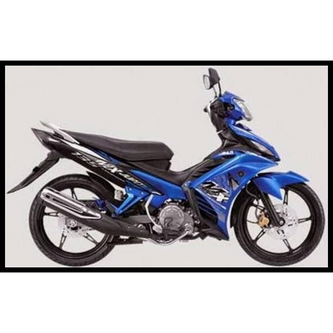 TERMURAH (ORI)  STRIPING  YAMAHA JUPITER MX NEW 135 2014 HITAM BIRU 