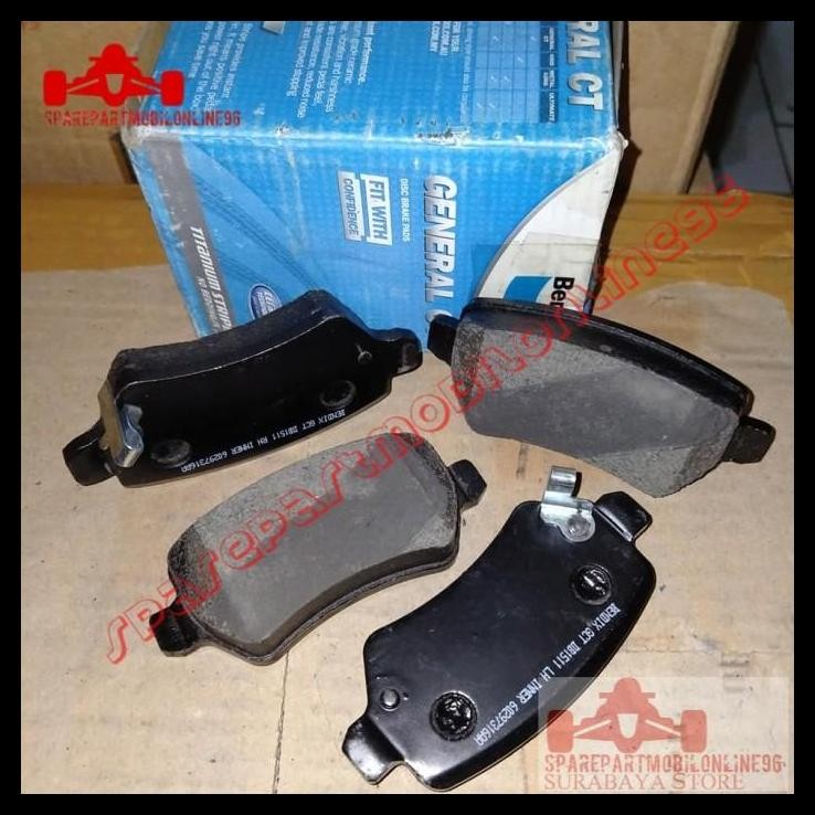 TERMURAH KAMPAS REM BRAKE PAD BELAKANG CHEVROLET ZAFIRA BENDIX 