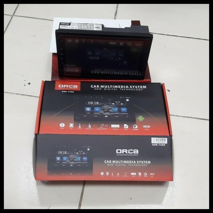 BEST DEAL HEAD UNIT DOUBLE DIN TAPE MOBIL AUDIO ORCA ANDROID 7INCH ADR-7688 
