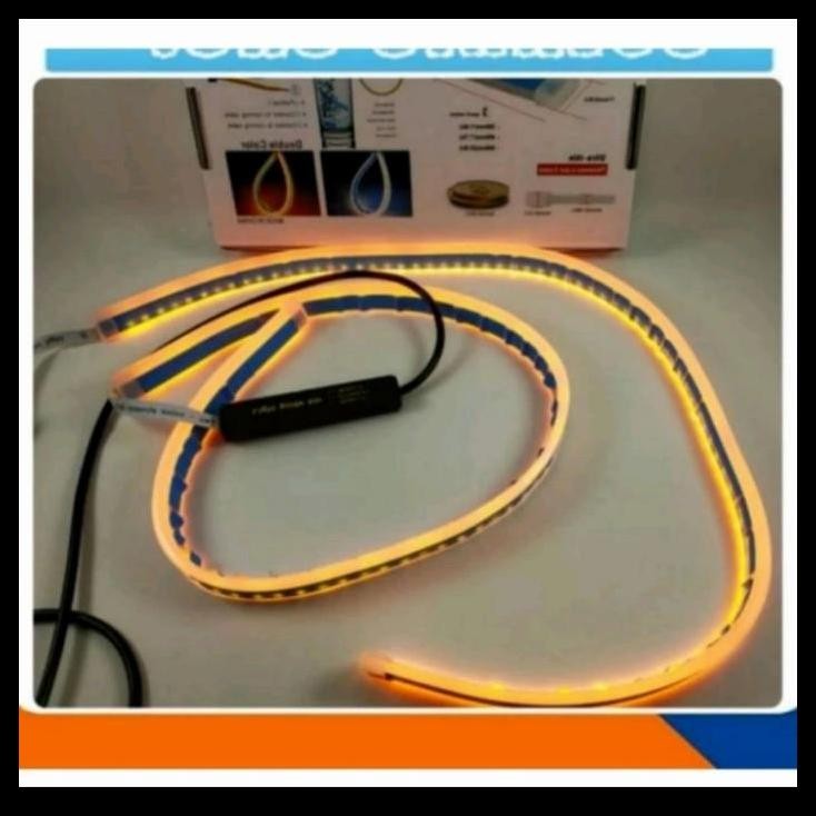 TERBARU LAMPU ALIS MOBIL FORTUNER LED DRL RUNNING 60 CM 