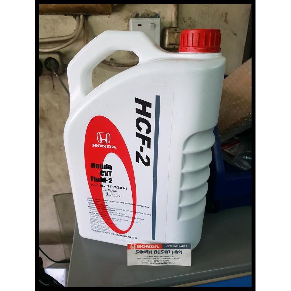 DISKON HCF-2 CVT FLUID - OLI TRANSMISI AUTOMATIC MATIC METIC METIK 3.5 LITER HONDA MOBILIO S E RS . 