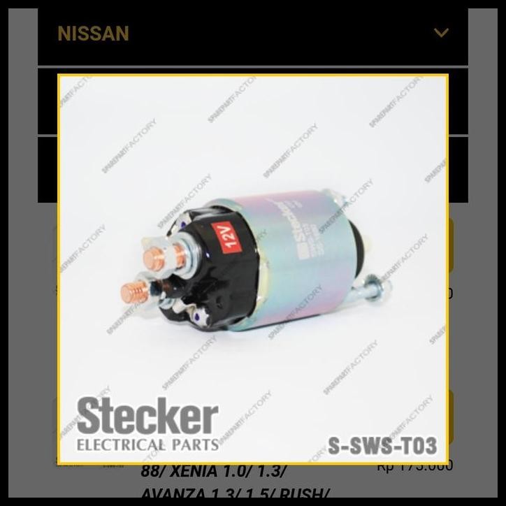 TERBARU SELENOID SWIT SWITCH STARTER FEROZA TARUNA CLASSY 