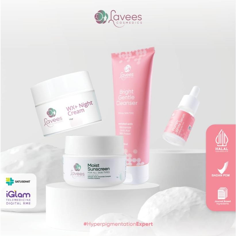 Lavees Cosmedics - 4 In 1 Plumpy Moist Wx+ Apothecary For Dark Spots (Konsultasi Via Chat Untuk Rme 