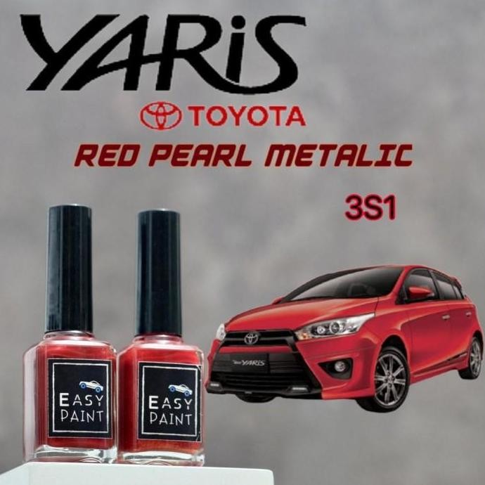 Cat Oles Red Pearl Metalic 3S1 Toyota Yaris Etios Merah Metalik