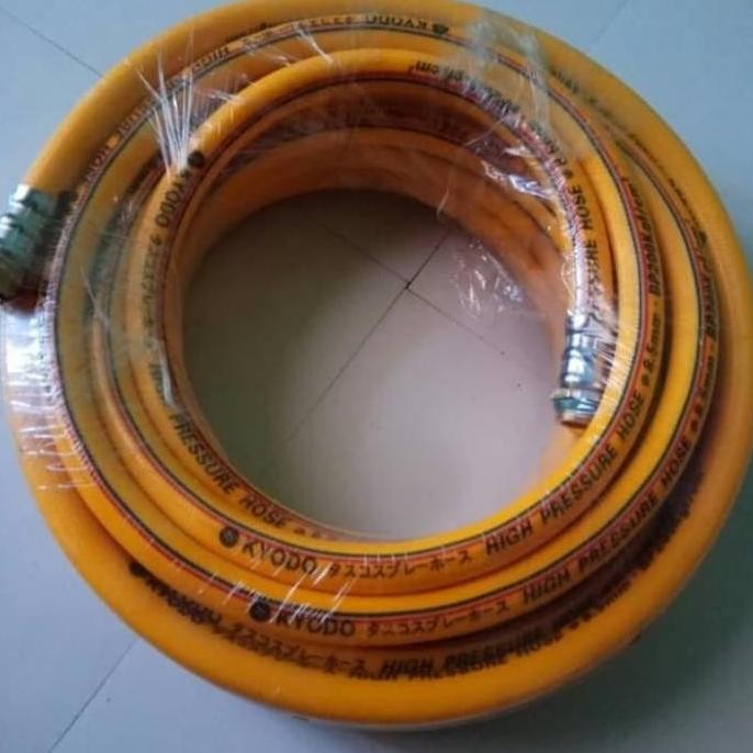 Selang Mesin Steam Kyodo - Selang Kuning Jet Cleaner Kyodo 10 Meter