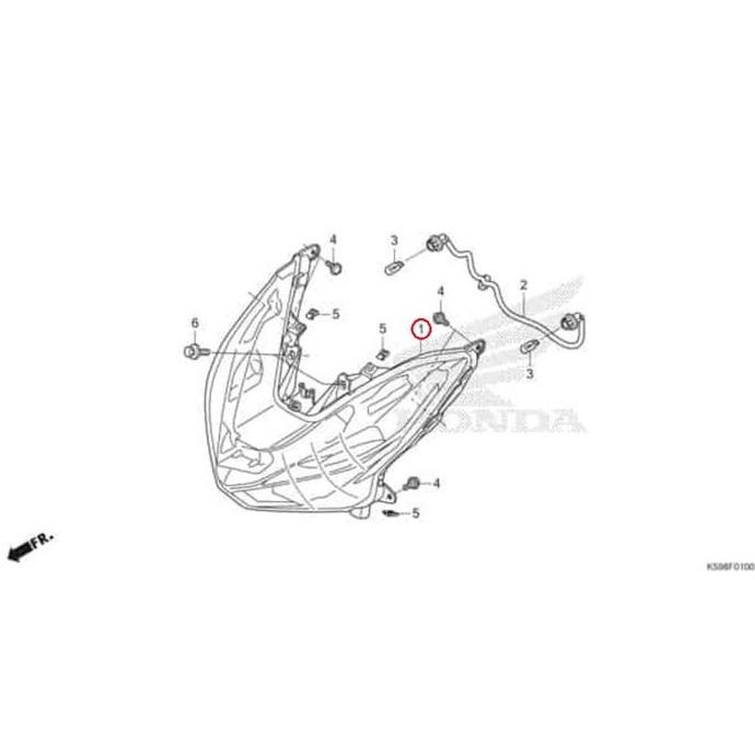 Lampu Depan (Unit Head Lht) 33110K59A11