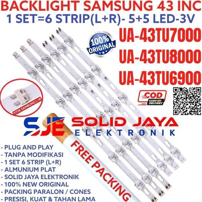 TERBARU - BACKLIGHT TV SAMSUNG UA43TU7000 UA43TU7000K 43TU7000 UA-43TU7000K