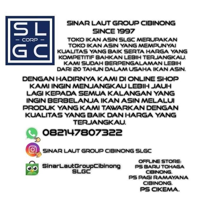 

Ikan asin cumi bule bk spr 10kg/10.000gram/1 dus TERLARIS/TERMURAH/TERPOPULER