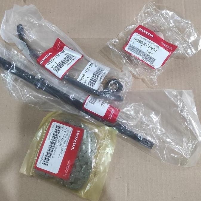 Chain Cam, Tensioner Com, Guide A Cam Chain, LIfter Assy Tensioner (14401-KYJ-901, 14510-KYJ-900, 14