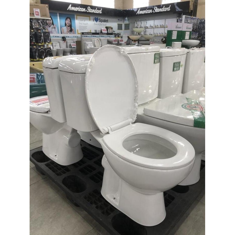 Kloset Duduk Oulu C633 Dual Flush As 25 Cm White