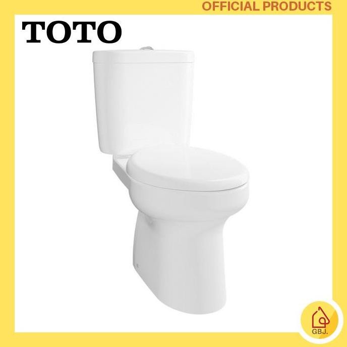 Set Kloset Duduk Toto Cw421J As 50 Cm Dual Flush Komplit + Jet Shower + Tee / Closet Cw421