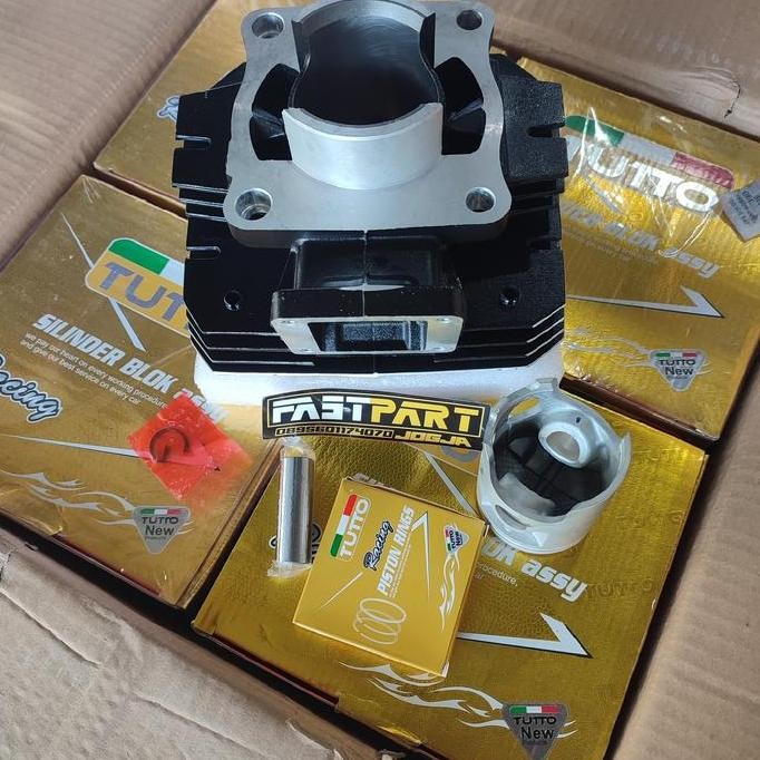 BLOK PISTON SILINDER BLOK BURING RX KING TUTO Y1 SET PISTON merk TUTO