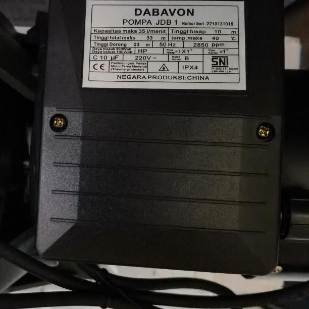 Pompa Air Semi Jet 100 Dabavon 100 Watt (Jdb1)