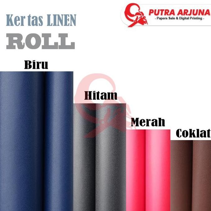 

KERTAS LINEN ROLL 120 cm x 16 Meter