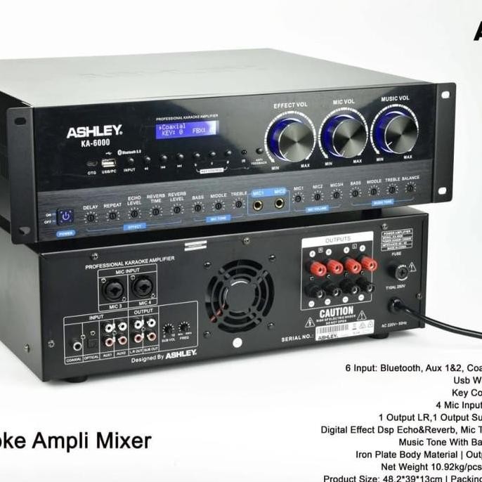 Ampli Ashley ka 7000 Original Ashly asley amplifier hight Quality