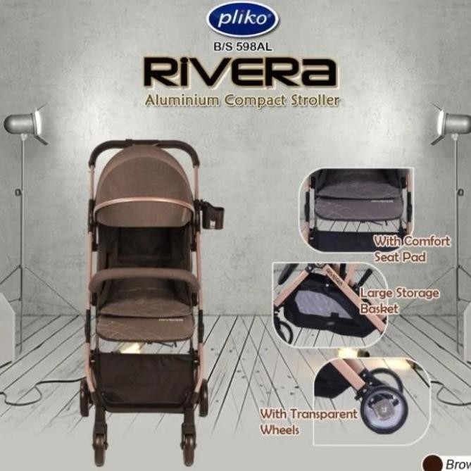 Stroller Pliko Rivera 598Al. Kereta Dorong 598 Al
