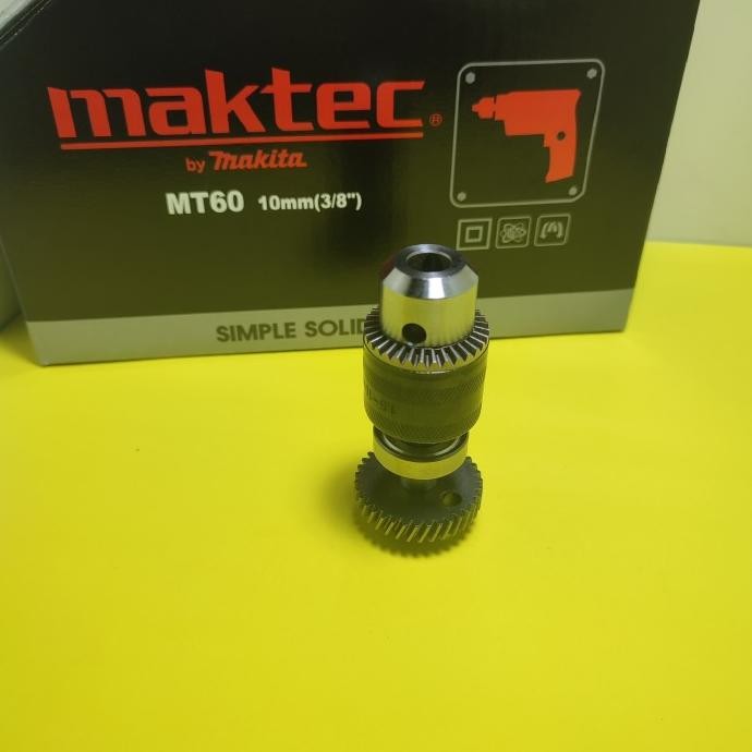 Premium (Ready) Gear Set Drill Chuck Spindle Asli Mesin Bor 10Mm Maktec Mt60 Mt 60 Makita M0600 M 06