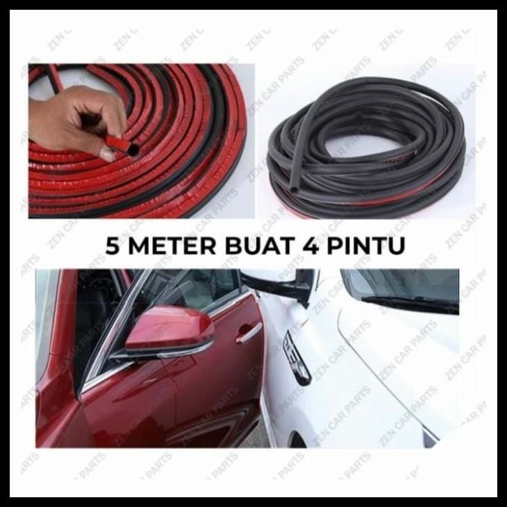 TERMURAH LIST PINTU KARET 5M LIST PINTU MOBIL STRIP RUBBER DAIHATSU XENIA 
