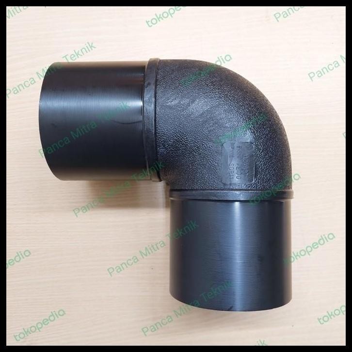 DISKON ELBOW HDPE 90 6" INCH (160MM) PN16 / ELBOW BUTT FUSION HDPE 