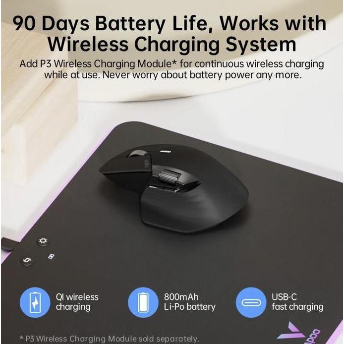 ready Rapoo MT760 / MT760L / MT 760L / MT 760 L Wireless Mouse Productivity MX Master 3 Killer