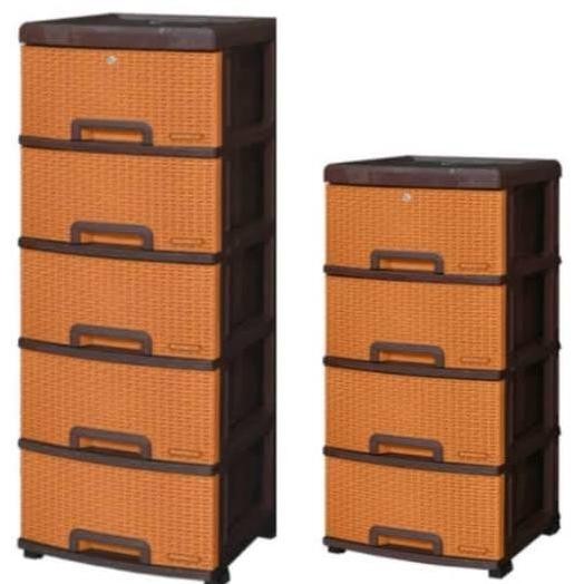 new  LEMARI PLASTIK LACI 5 SUSUN CONTAC NAPOLY