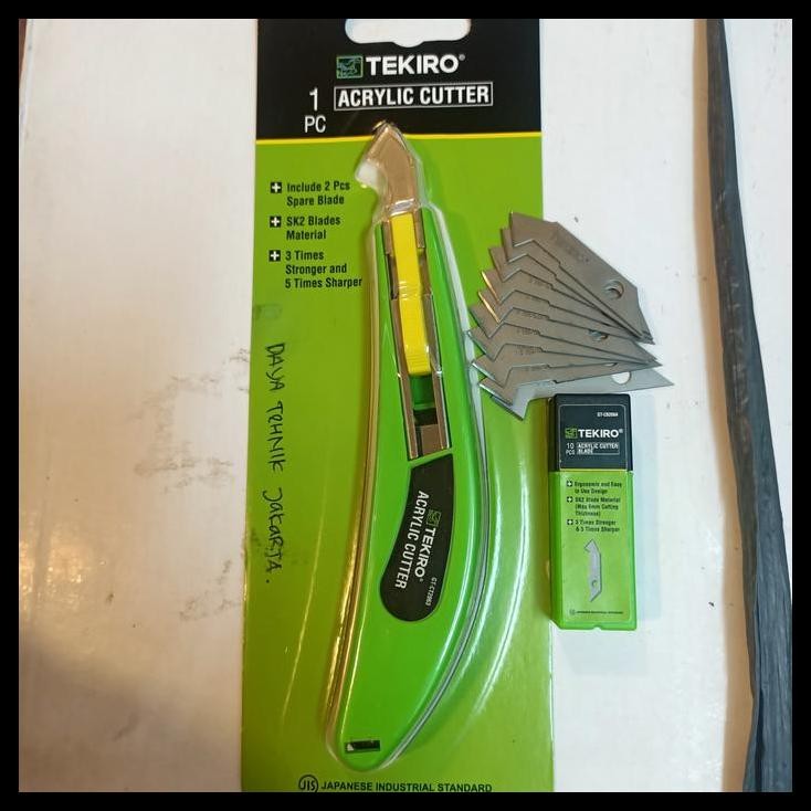 

GRATIS ONGKIR TEKIRO ACRYLIC CUTTER + ISI CUTTER AKRILIK 10PCS TEKIRO !!!!!!