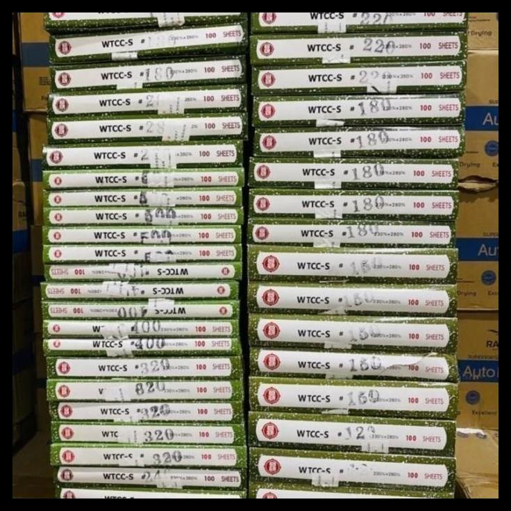 BEST DEAL AMPLAS NIKKEN ECERAN #320 / AMPLAS NIKKEN WATERPROOF JAPAN ORIGINAL 