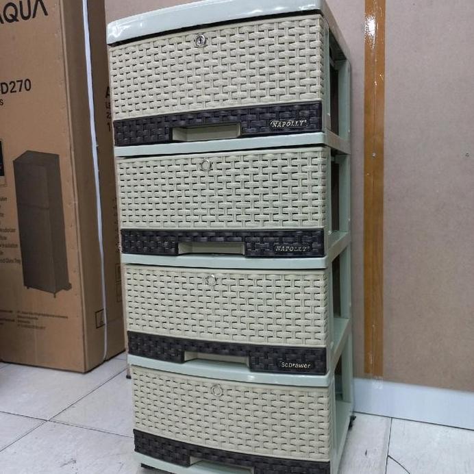 new  LEMARI LACI NAPOLLY 4 SUSUN, NAPOLLY SCD 4 SUSUN