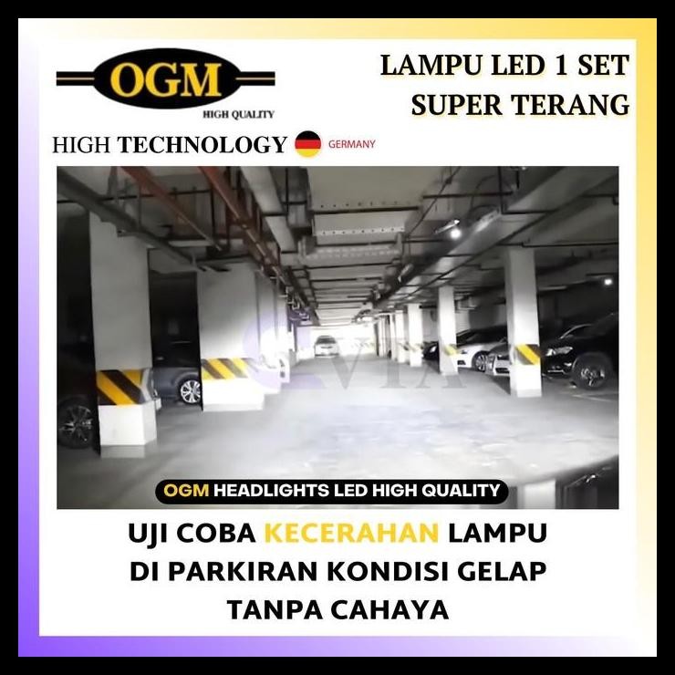 DISKON OGM - LED MOBIL DATSUN GO H11 H16 FOGLAMP SUPER TERANG PURE WHITE 
