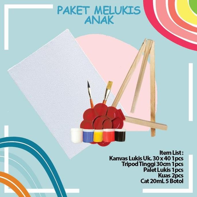 

Paket Melukis Komplit Uk. 30 X 40Cm Dengan Tripod Berkualitas Lengkap