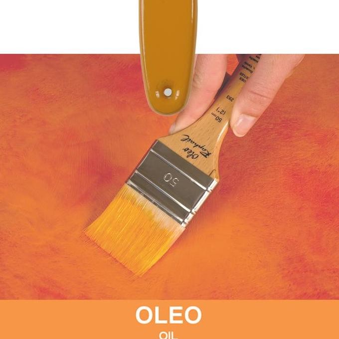 

Kuas Lukis Raphael 293 Flat Oleo Spalter White Bristle Brush