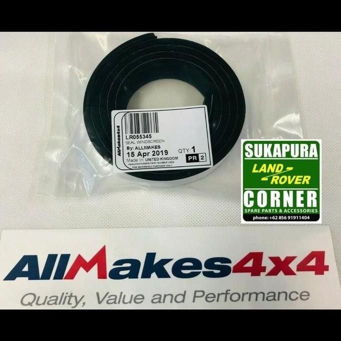 Karet Antara Frame Kaca & Bulkhead for Land Rover Series & Defender