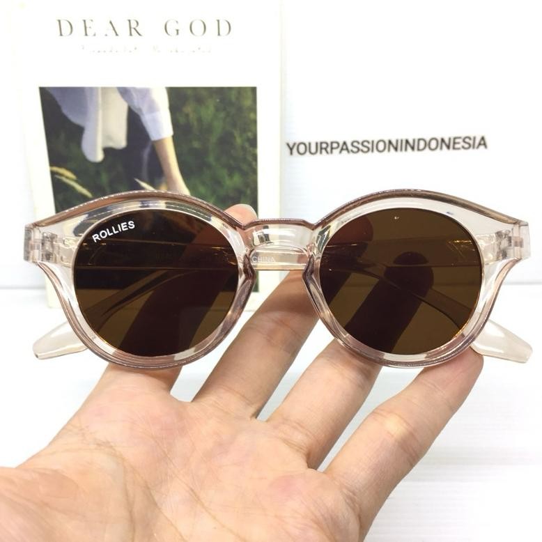 VV800 Kacamata Hitam Gaya Kacamata Fashion Model Oval Cowok Cewek DiM