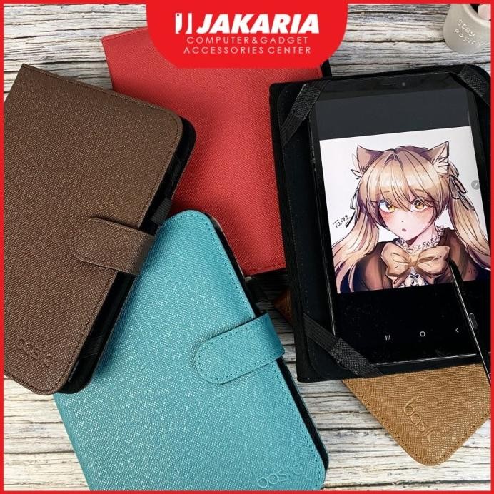 Case Tablet 8 Inch Casing Tablet 8 Inch Dompet Tablet 8 Inch Universal Basic Leather Case Universal 