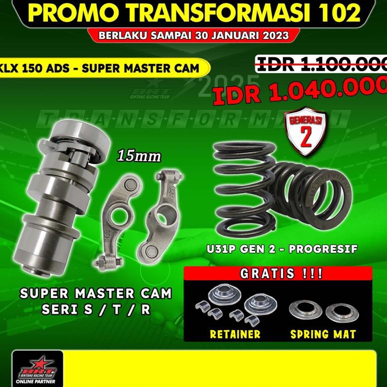 CAM NOKEN AS BRT KLX 150 ADS DAN PERKLEP