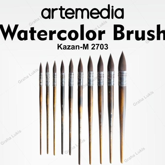

Arte Kazan Watercolour Brush M 2703 - No. 10/0