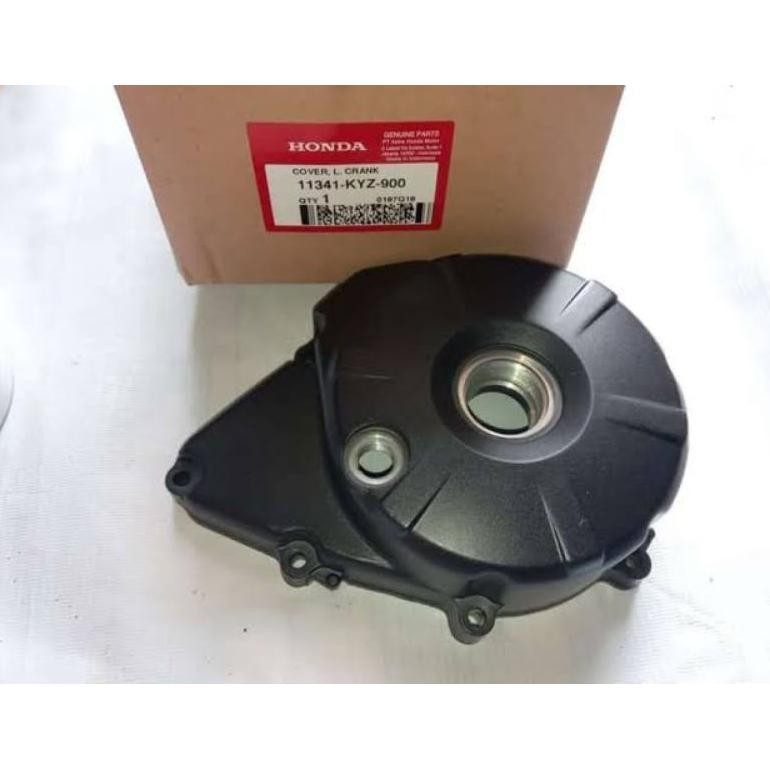 11341KYZ900 COVER L CRANK CASE / Bak Magnet Honda Supra x 125 Helm in 2014 - 2019 ori AHM orinal hon